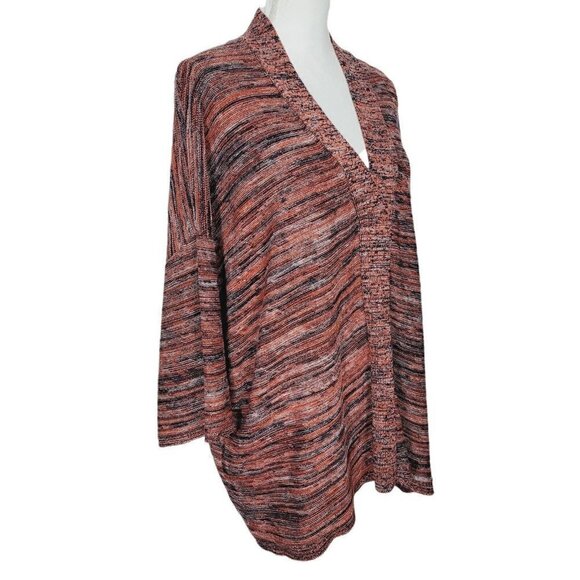 J. Jill Pure Jill Sz Large Petite Sweater Space Dyed Oversized Cotton Mature EUC - Picture 2 of 8